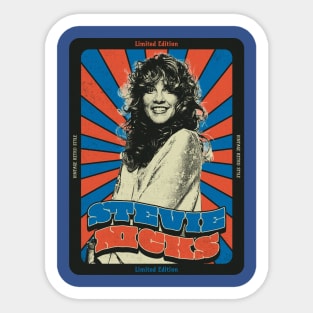 Stevie Nicks Smile  - VINTAGE RETRO STYLE - POPART Sticker